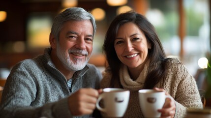 Happy Senior Couple Enjoying