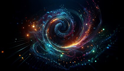 Obraz premium Abstract dark background