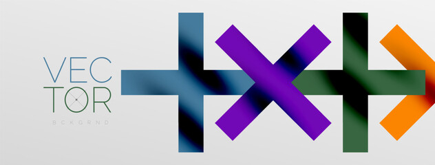 Colorful squares, lines minimal abstract background. Vector Illustration For Wallpaper, Banner, Background, Card, Book Illustration, landing page