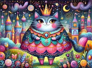 Fototapeta premium Sueños Mágicos: Aventuras en la Imaginación