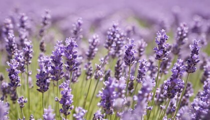 Obraz premium Blooming Lavender Fields Aromatic and Serene
