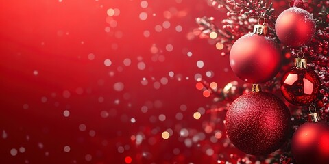 Red background for Christmas