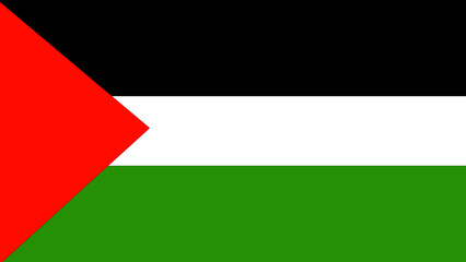 Palestine  Country Flag Illustrative