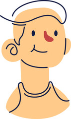 Line Illustration of People Avatars