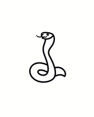 Fototapeta premium icon snake