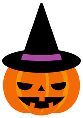 ハロウィン秋の帽子かぼちゃキャラ3の1