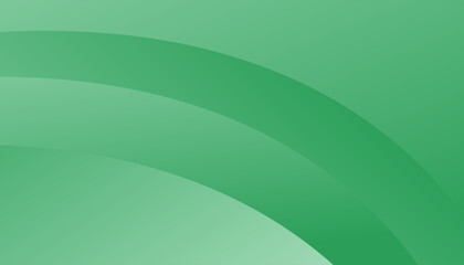 Green abstract wave background with copy space. Vector illustration