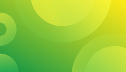 yellow and green color background. Fluid wavy shapes. Eps10 vector