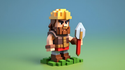 Obraz premium Strategist game 3d cartoon