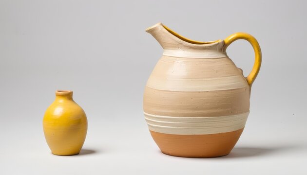  Elegant ceramic vases in a minimalist setting
