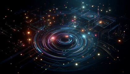 Obraz premium Abstract dark background