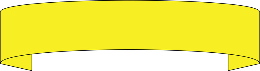 Set of Black Ribbons Banners badges Labels Design Elements on white background