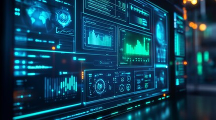 Futuristic Digital Interface