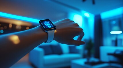 Smartwatch controlling home