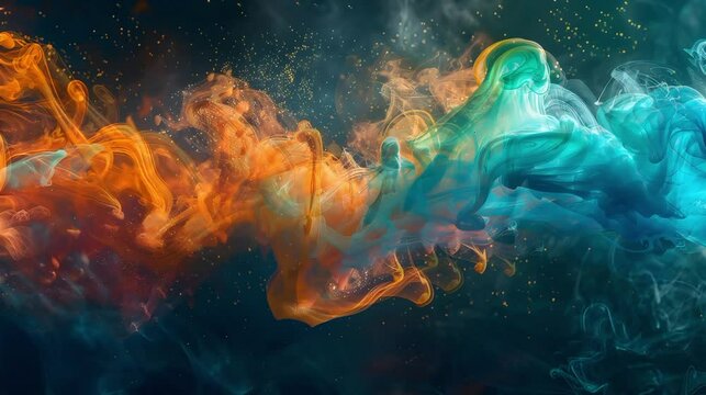 surreal explosion of colors Background