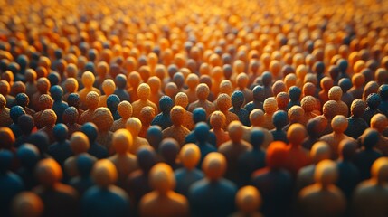 Inclusive Crowd: Diverse Group of People from Various Backgrounds for Community Representation, Generative AI
