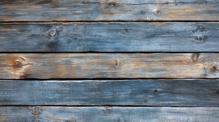 Fototapeta premium A close-up view of weathered wooden planks with a rustic appearance.