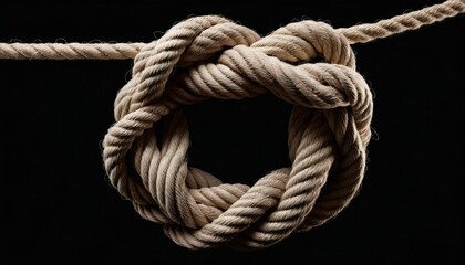 Obraz premium Strong and secure A perfect knot