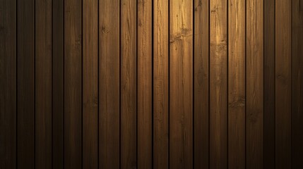 Obraz premium Smooth, polished wood with a deep, rich tone, soft morning light