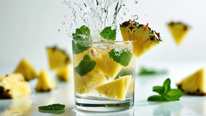Refreshing Pineapple Infused Water: A Tropical Drink to Revitalize