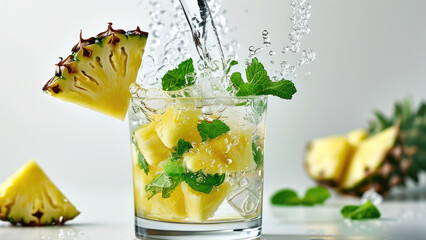 Refreshing Pineapple Infused Water: A Tropical Drink to Revitalize