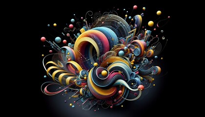 Abstract dark background