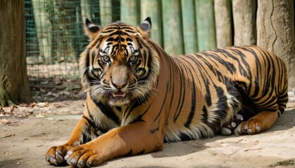  Wild beauty in a captive setting