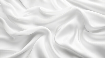 Fototapeta premium Soft white cloth are simple yet elegant for graphic design or wallpaper.