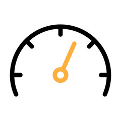 Speed indicator icon template