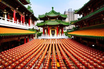 San feng gong temple in Kaohsiung, Taiwan
三鳳宮　高雄　台湾