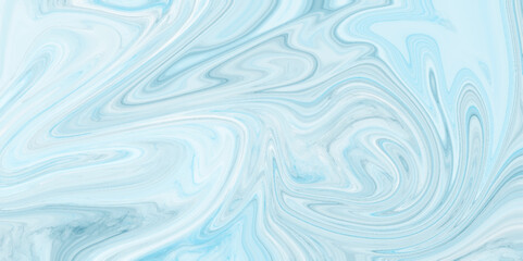 Abstract pastel blue background with waves and silk. abstract soft acrylic liquid background. Colorful marble texture, liquid paint texture in blue colors can be used for background or wallpaper.