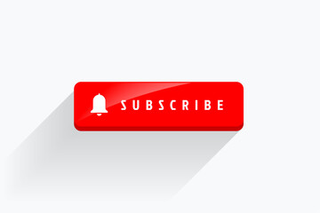 3d style subscription bell icon for web app