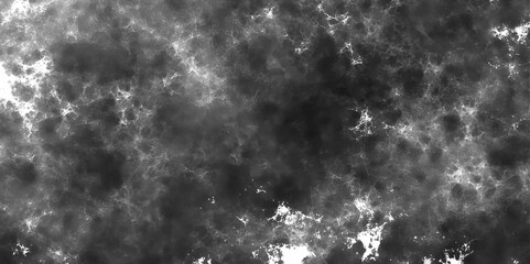 White cumulus clouds smoky illustration. abstract realistic fog or mist isolated cloud, sky with puffy. Abstract Black grey Sky with white cloud, marble texture background. Old grunge textures design.