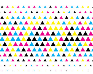 geometric style cmyk colors triangle background design