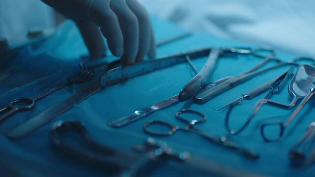 Tools that morticians use at work