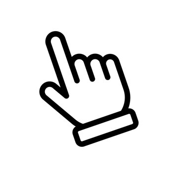 Hand cursor icon