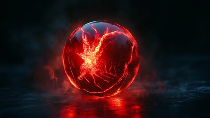 red energy ball