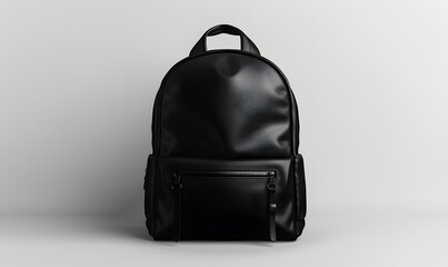 Naklejka premium School backpack on white background. 