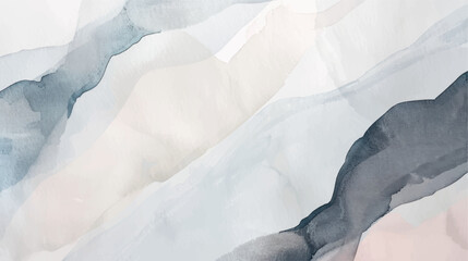 Obraz premium Abstract horizontal watercolor background. Hand drawn vector texture. Brush stroked painting pastel color watercolour