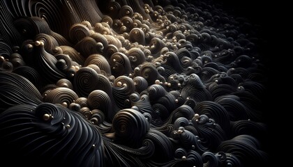 Obraz premium Abstract dark background