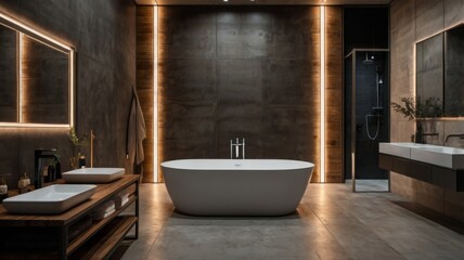 interior of bathroom