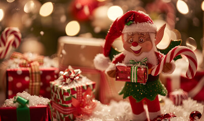 Activities and culture for New Year and Christmas festivals in the form of graphic advertising background.