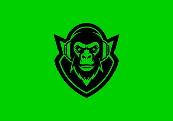 Angry Gorilla, animal, ape, big boss, bow tie, cigar, cigarette, club, esports, fitness, gaming, gorilla, gorilla head, gorilla logo, gym,  King Kong, kingkong, logo design,, gorill mafia, mafia,