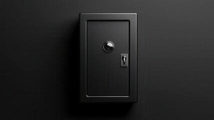 Personal safe, symbolizing financial control, 3D illustration