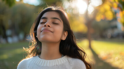 "Grace and Radiance: A Young Indian Woman Standing Poised Outside, Embracing the Vibrant Outdoors"
"Serenity in the Sunlight: A Beautiful Indian Woman Exudes Elegance While Standing Outside"