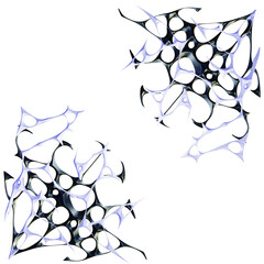3d purple cybersigil frame