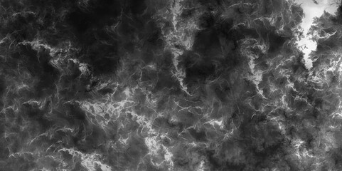 White cumulus clouds smoky illustration. abstract realistic fog or mist isolated cloud, sky with puffy. Abstract Black grey Sky with white cloud, marble texture background. Old grunge textures design.