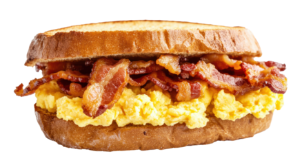 Bacon and Scrambled Egg Sandwich