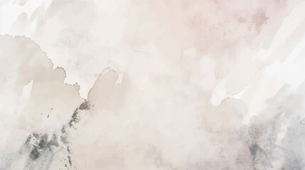 Abstract horizontal watercolor background. Hand drawn vector texture. Brush stroked painting pastel color watercolour