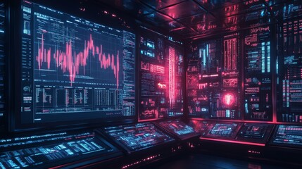 Cyberpunk Control Room.